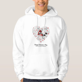 Nurse Engineer Teacher Professional Valentine Hear Hoodie