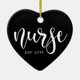 Nurse Est Anpassningsbar År Student Nurse RN stude Julgransprydnad Keramik