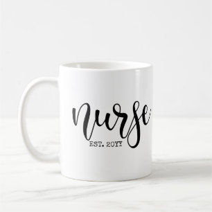 Nurse Est Anpassningsbar År Student Nurse RN stude Kaffemugg