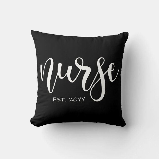 Nurse Est Anpassningsbar År Student Nurse RN stude Kudde (Framsida)