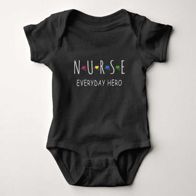 Nurse Everaily Hero T Shirt (Framsida)