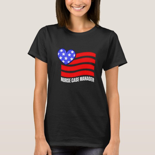 Nurse Fodral Manager RN Management 6 T Shirt (Framsida)