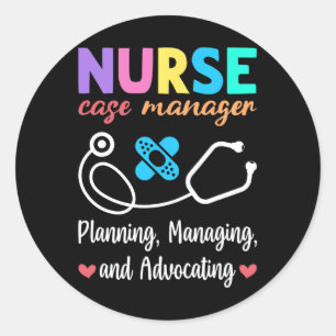 Nurse Fodral Manager-utvärdering Nurse Fodral Mana Runt Klistermärke