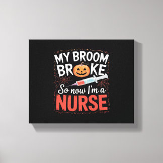 Nurse Funny Halloween Nursing Essential T-Shirt_1 Canvastryck