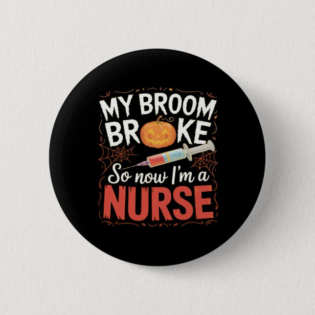 Nurse Funny Halloween Nursing Essential T-Shirt Knapp (Framsida)