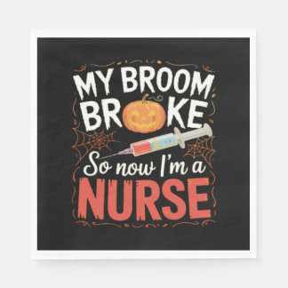 Nurse Funny Halloween Nursing Essential T-Shirt Pappersservett