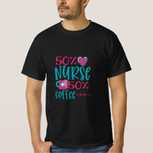 Nurse Gift 50 sjuksköterska 50 Kaffe T Shirt