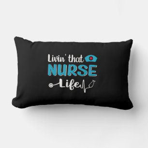 Nurse Gift   Att leva detta sjukliv Lumbarkudde