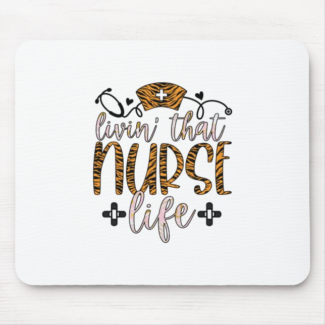 Nurse Gift | Att leva detta sjukliv Musmatta (Framsidan)
