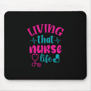 Nurse Gift Att leva detta sjukliv Musmatta