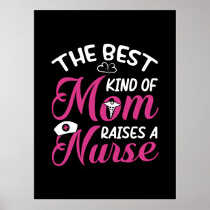 Nurse Gift   Bästa Mamma för att få en sjuksköters Poster
