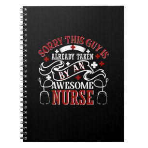 Nurse Gift Beklagar att den här killen redan är Anteckningsbok