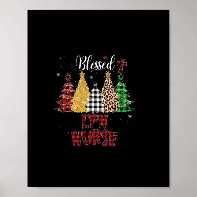 Nurse Gift | Blankt LPN-sjuksköterska Poster (Framsidan)