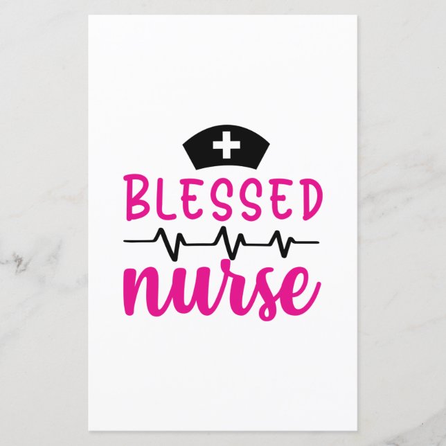 Nurse Gift | Blankt sjuksköterska (Framsida)