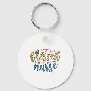 Nurse Gift Blankt sjuksköterska Nyckelring