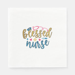 Nurse Gift Blankt sjuksköterska Pappersservett