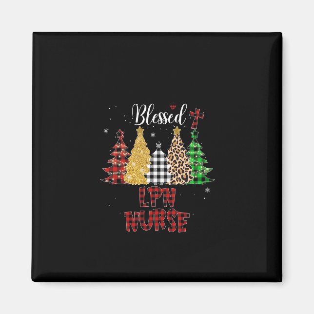 Nurse Gift Blated LPN Nurse Magnet (Framsidan)