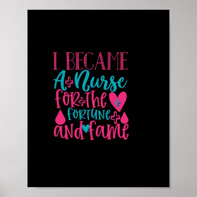 Nurse Gift | Bli en sjuksköterska för fästmmen Poster (Framsidan)