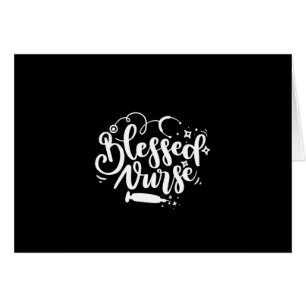 Nurse Gift Blzed Nurse Hälsningskort