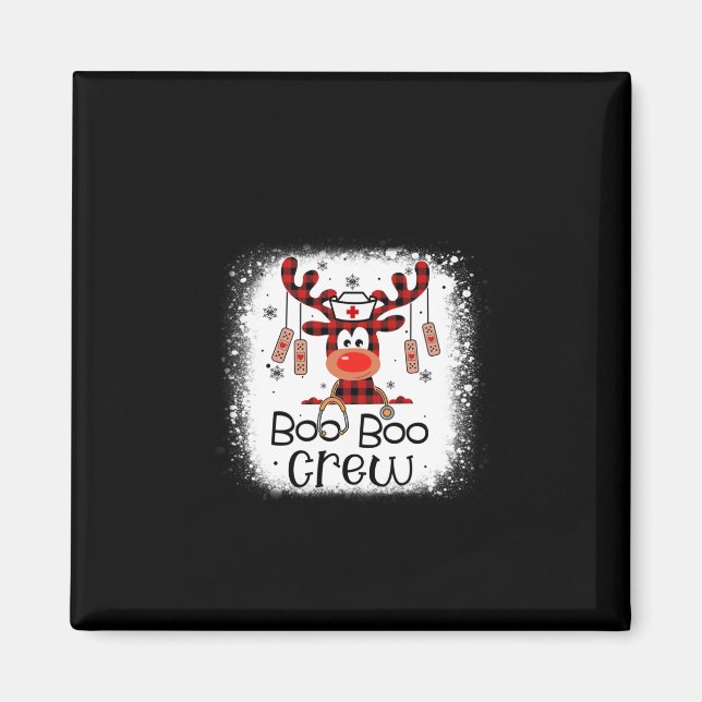 Nurse Gift Boo Boo Crew Magnet (Framsidan)