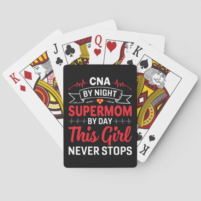 Nurse Gift CNA efter Nattsöppning Casinokort (Baksidan)