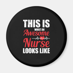 Nurse Gift Detta är en Fantastisk-sjuksköterska Magnet