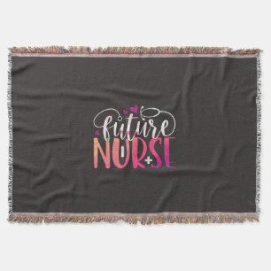 Nurse Gift Framtida sjuksköterska Filt