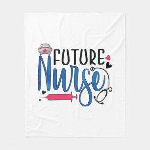 Nurse Gift Framtida sjuksköterska Fleecefilt