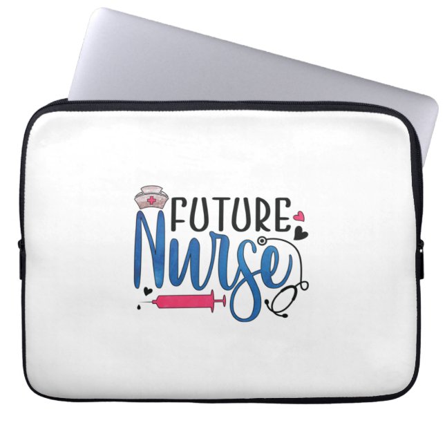 Nurse Gift | Framtida sjuksköterska Laptop Fodral (Framsidan)