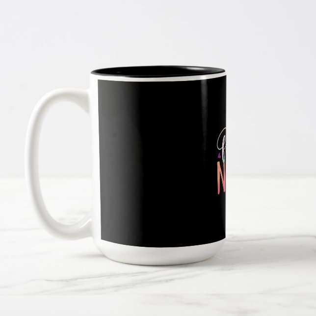 Nurse Gift | Framtida sjuksköterska Två-Tonad Mugg (Vänster)