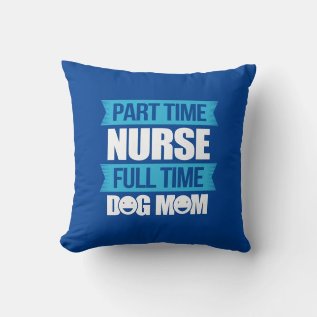 Nurse Gift | Fullt för deltidssjuksköterska Kudde (Framsida)