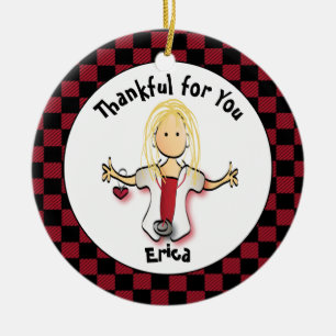 Nurse Gift - Funny Gift for Nurse Julgransprydnad Keramik