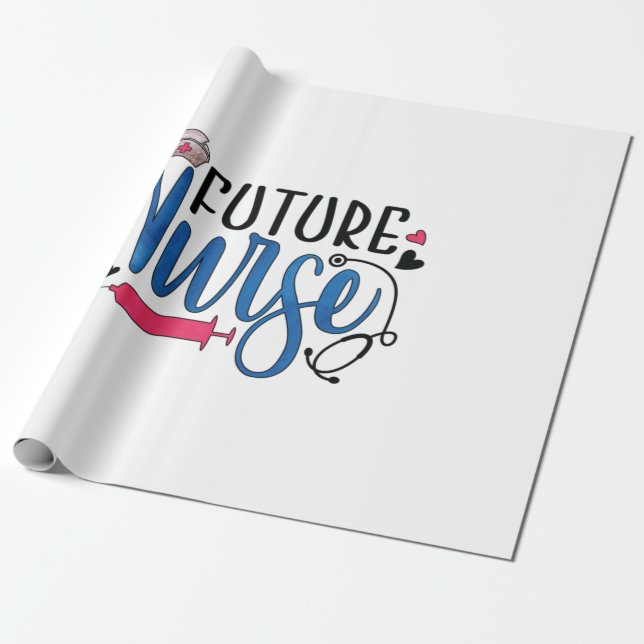 Nurse Gift | Future Nurse Presentpapper (Utrullad)