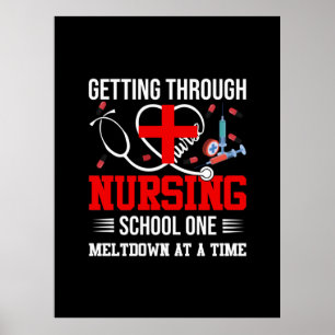 Nurse Gift Genomför sjuksköterskeskola 1 Poster