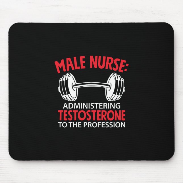 Nurse Gift | Hanlig sjuksköterskeadministration Musmatta (Framsidan)