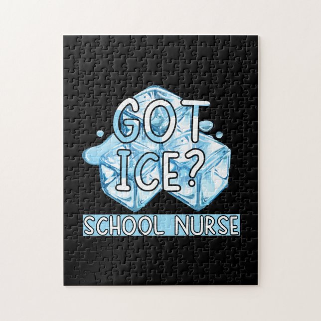 Nurse Gift | Har Ice School Nurse Pussel (Vertikal)