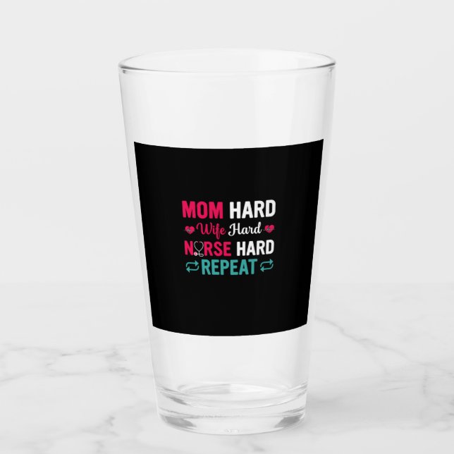 Nurse Gift | Hård hustru, Mamma Glaskopp (Framsida)