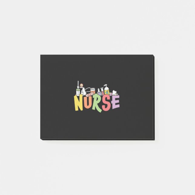 Nurse Gift | Hemrumsdekoration Post-it Block (Framsida)