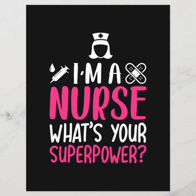 Nurse Gift | I Am A Nurse What Your Superpower (Framsida)