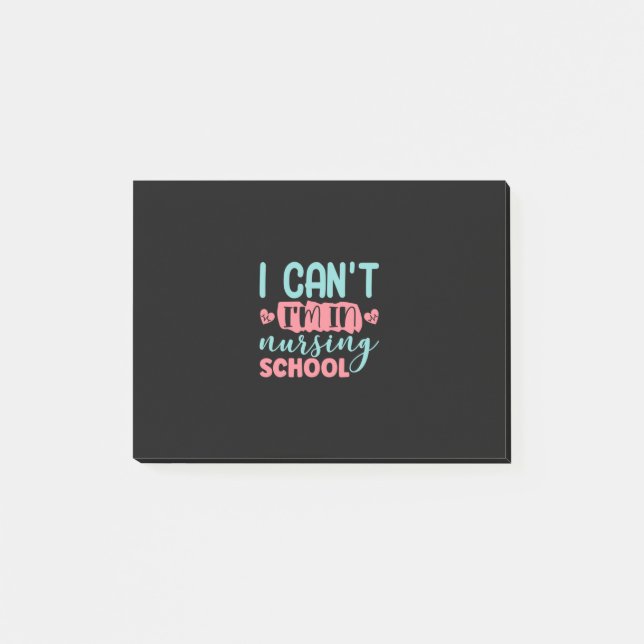 Nurse Gift | I Am In Nursing School Post-it Block (Framsida)