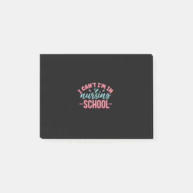 Nurse Gift | I Am In Nursing School Post-it Block (Framsida)