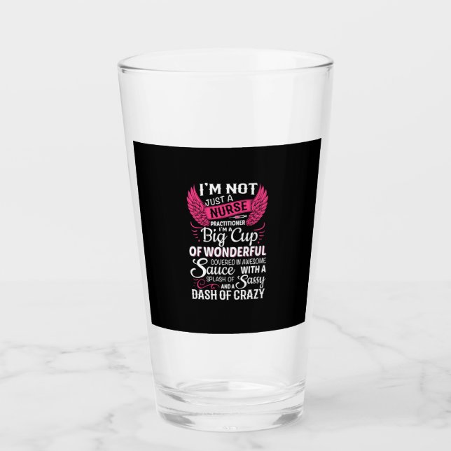 Nurse Gift | I Am Not Just A Nurse Glaskopp (Framsida)