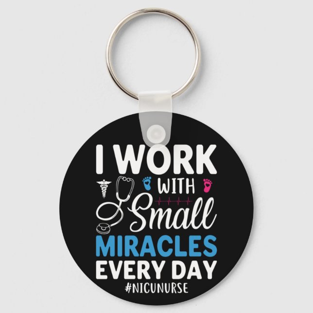 Nurse Gift I arbetar med liten Nyckelring (Framsida)