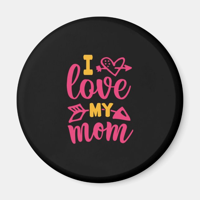 Nurse Gift | I Kärlek My Mamma Magnet (Framsidan)