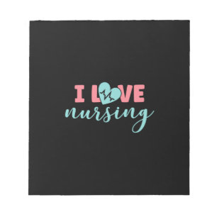 Nurse Gift I Kärlek Nursing Anteckningsblock