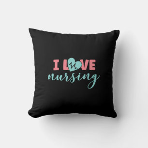 Nurse Gift I Kärlek Nursing Kudde