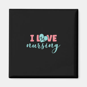 Nurse Gift   I Kärlek Nursing Magnet