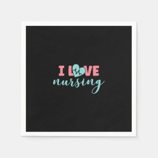 Nurse Gift | I Love Nursing Pappersservett