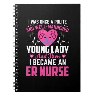 Nurse Gift I var Gång Nicesjuksköterskan Anteckningsbok