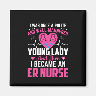 Nurse Gift I var Gång Nicesjuksköterskan Magnet